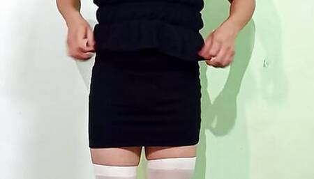 Trans Samanta starting in adult entertainment, first trans girl video.