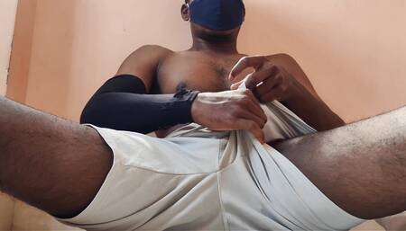Indian Big Cock Masturbation in Room and Cum