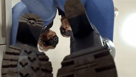 Your face is a perfect doormat for our dirty boots