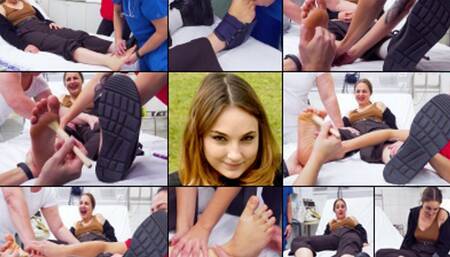 Ophelia Sprained Foot Intensive Tickle Therapy at the Foot Clinic (in HD 1920X1080)