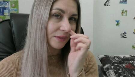 Nose picking video MP4 FULL HD 1080p