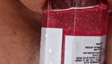 Girl's masturbation insertion