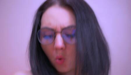 Naughty woman pegging her paramour's and gets cumshot.