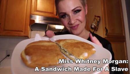 Miss Whitney Morgan: A Sandwich Made For A Slave