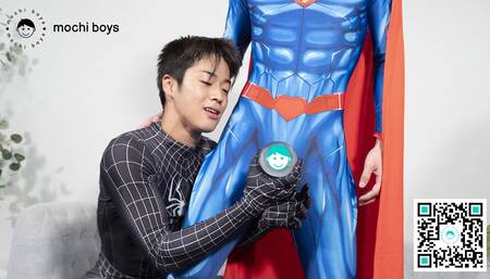 Spiderman X Superman Sexy Costume RolePlay
