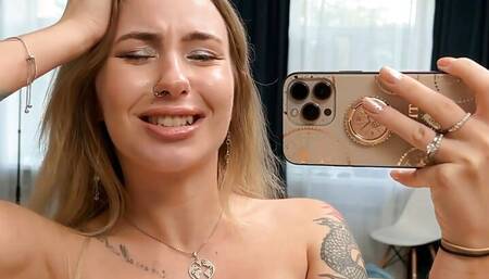 Sex Vlog - My first double penetration in years! Behind the scenes of porn creating - by Bella Mur