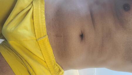 Indian boy durty Oil massage
