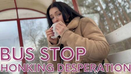 Bus Stop Honking Desperation