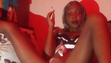 Getting high and fucking my pussy hole