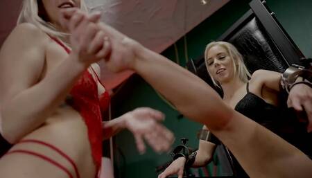 Foot Worship on the Black Fetish Throne