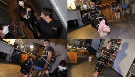 James - Security Guard Overpowered and Trussed up -MP4 2K (1920X1080)