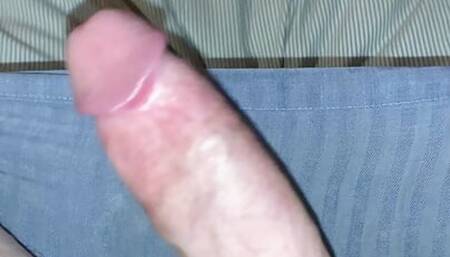 Jerk in underwear with pre-ejaculate and mirror cum shot