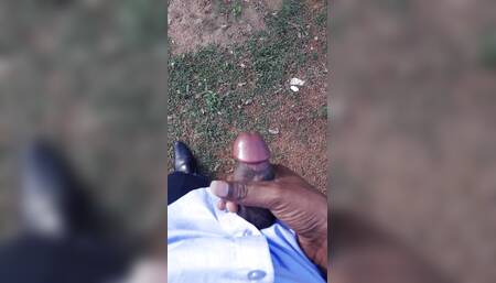 Hand job in public