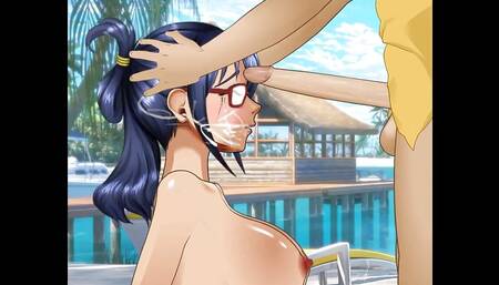 Marine Cumslut Tashigi Is Heavily Addicted to Deepthroating Pirate Cock