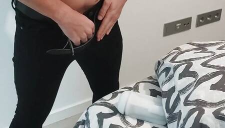 Humping my pillow very hard and cumming with big moans