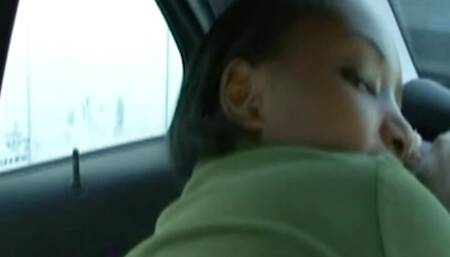 Whenever a big white cock is around her, this horny black girl will fuck it