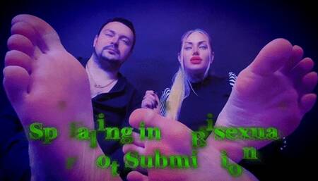 Dual Domination Spiraling into Bisexual Foot Submission