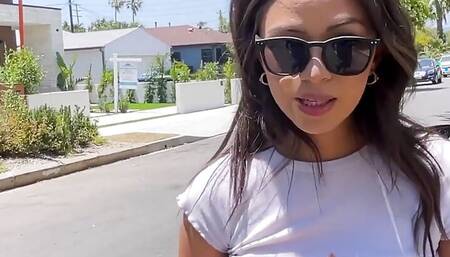 Trikepatrol Huge Tit Asian Scarlett Alexis Spreads Legs for Foreign Cock