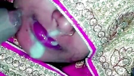 Bhabhi Sex cum in mouth