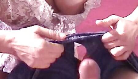 MILF with big boobs know how to suck cock