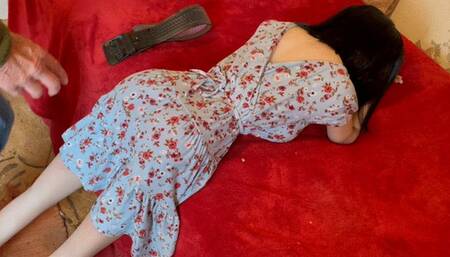 Midori's Longest Belt Whipping