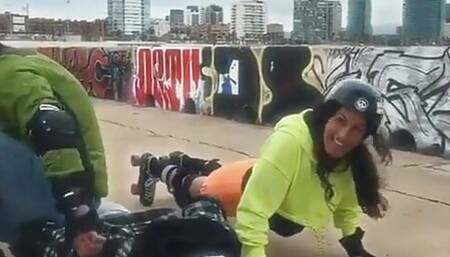 Kali Sudhra Roller Skate Adenture BDSM Mrskinindia Filmyfantasy