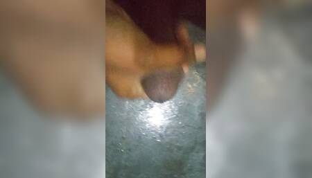 First time masturbation with big cock, very nice handjob