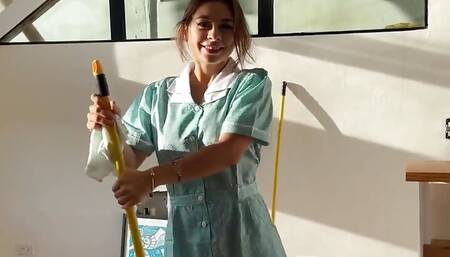 My cleaning lady Maria knows only love's language