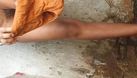 Desi Indian (HD) Schoolgirl bathroom fingering hairy pussy with orgasm caught camera mms leaked viral video