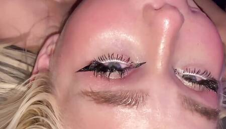 I fuck my friend's girlfriend while he's at work, cum on her face