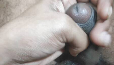 After talking to my hot girlfriend I ended up masturbating in the toilet.