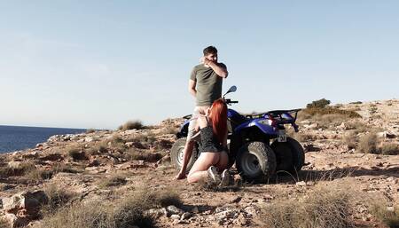 outdoor public sex one rocks with quad