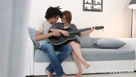 Young Redhead Rebecca Gets a Creamy Interracial POV Encounter