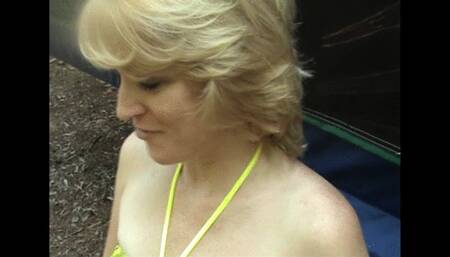 Carmen Blows Stranger Outdoors And Collects His Cum In Her Mouth POV! (mp4)