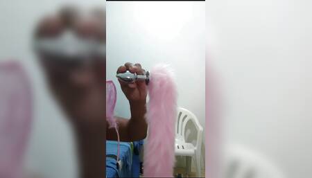 hot mom try anal plug