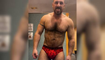 Big dildo training at home