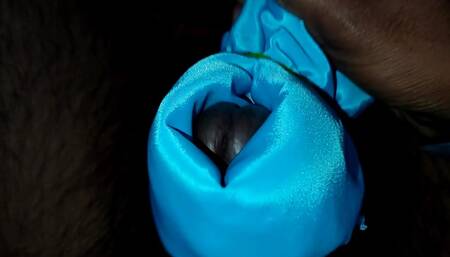 Satin silk handjob porn - Bhabhi ki chikni blue salwar me muth mari (114)