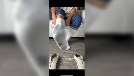 Taking off My Worn Out Shoes After Work