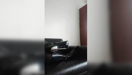 My Hot black boots part 1