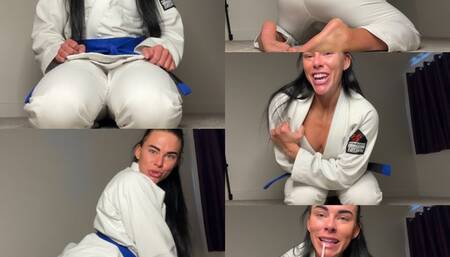 Jiu Jitsu Gi Jerk Off Instructions - Training Partner, BJJ, MMA, Muscular Women, Femdom JOI