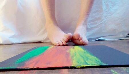 Sexy foot fetish by Paris Daniels