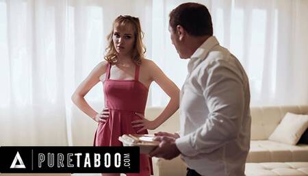PURE TABOO College Babe Aliya Brynn Seduces Sloppy Professor To Pass His Class