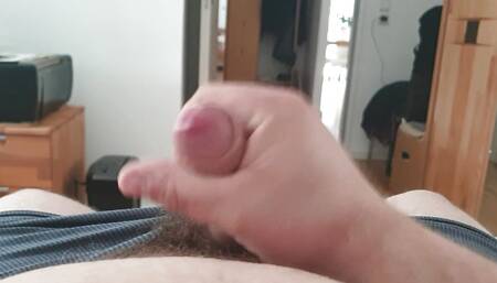 Wanking Solo in Bed
