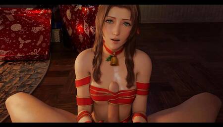 Aerith gives you your Christmas present