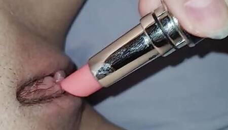 Sweet pussy, gummy candy, lipstick