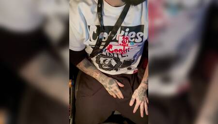 Onlyfans model tussin_t flashes you his big cock