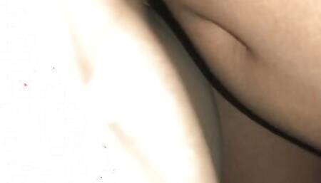 Clean shaved pussy fucked by her boyfriend
