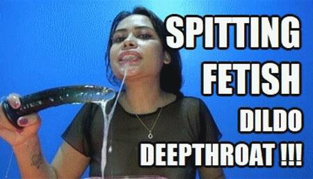 DEEP THROAT SPIT FETISH (FULL HD) 240119SJUD VIOLET FUCKING HER OWN THROAT WITH DILDO AND PLAYING WITH SOOO MUCH SALIVA HD MP4