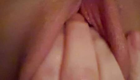 Fingers in my meaty pussy
