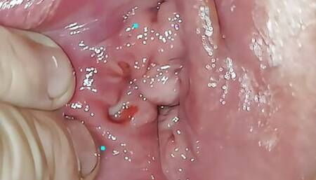 Close-up wet pussy orgasm!!